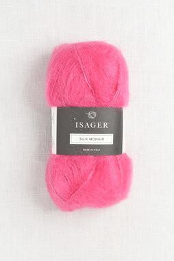 Isager Silk Mohair, 19, Hot Pink