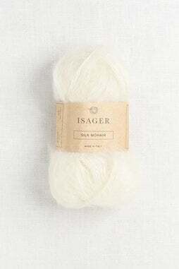 Isager Silk Mohair, E0, Natural