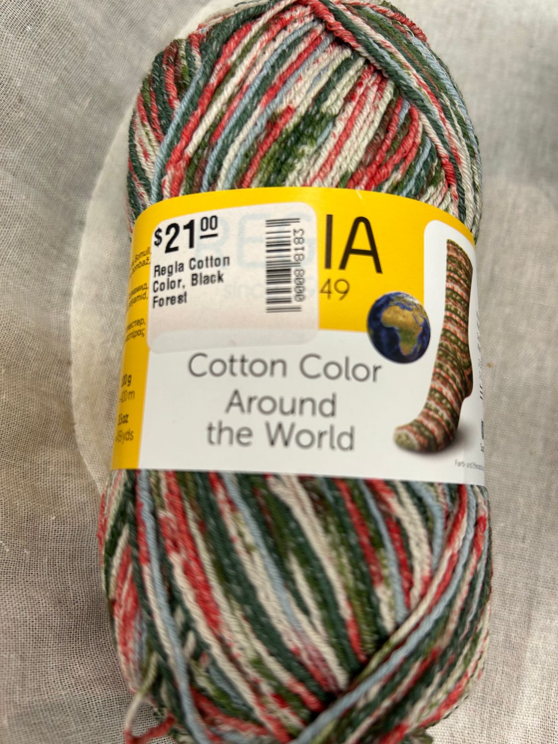 Regia Cotton Color, Black Forest