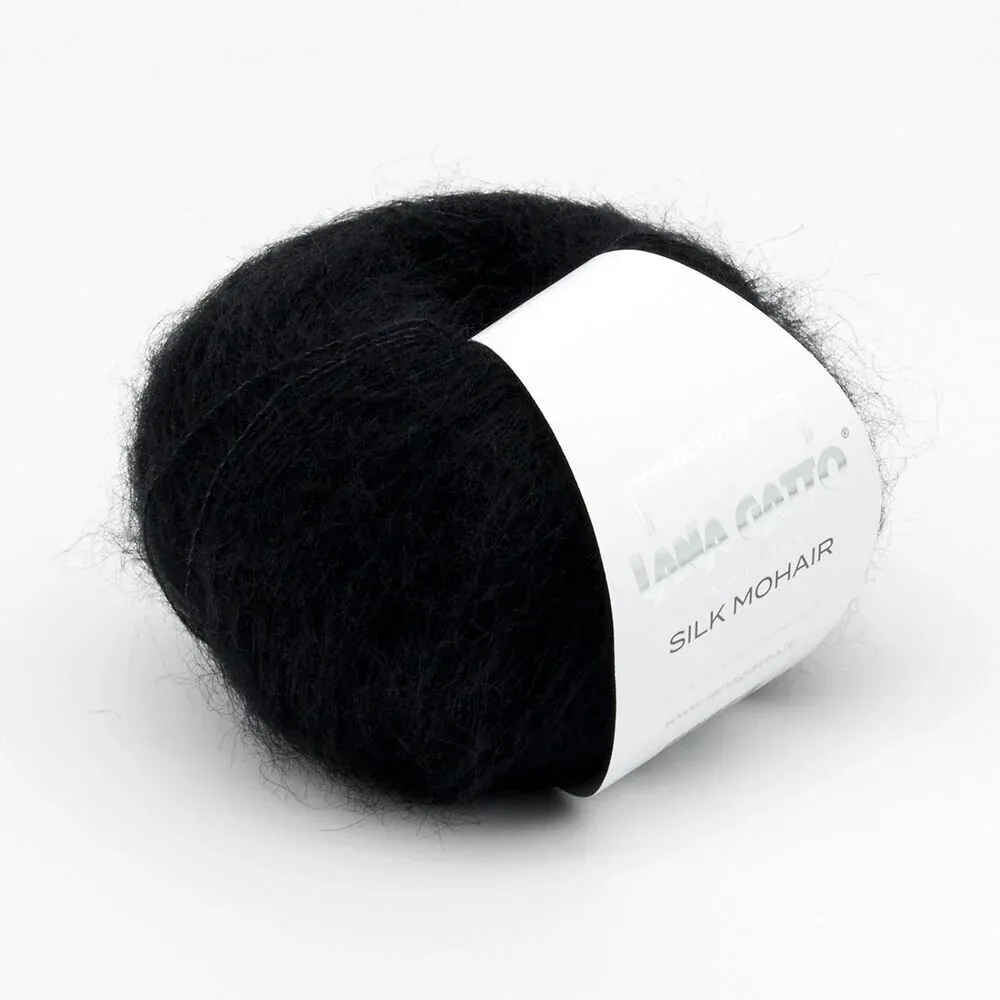 Silk Mohair, 6037, Black