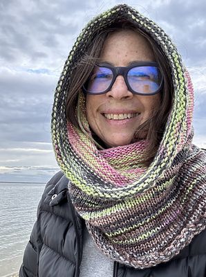 Silky Twist Cowl