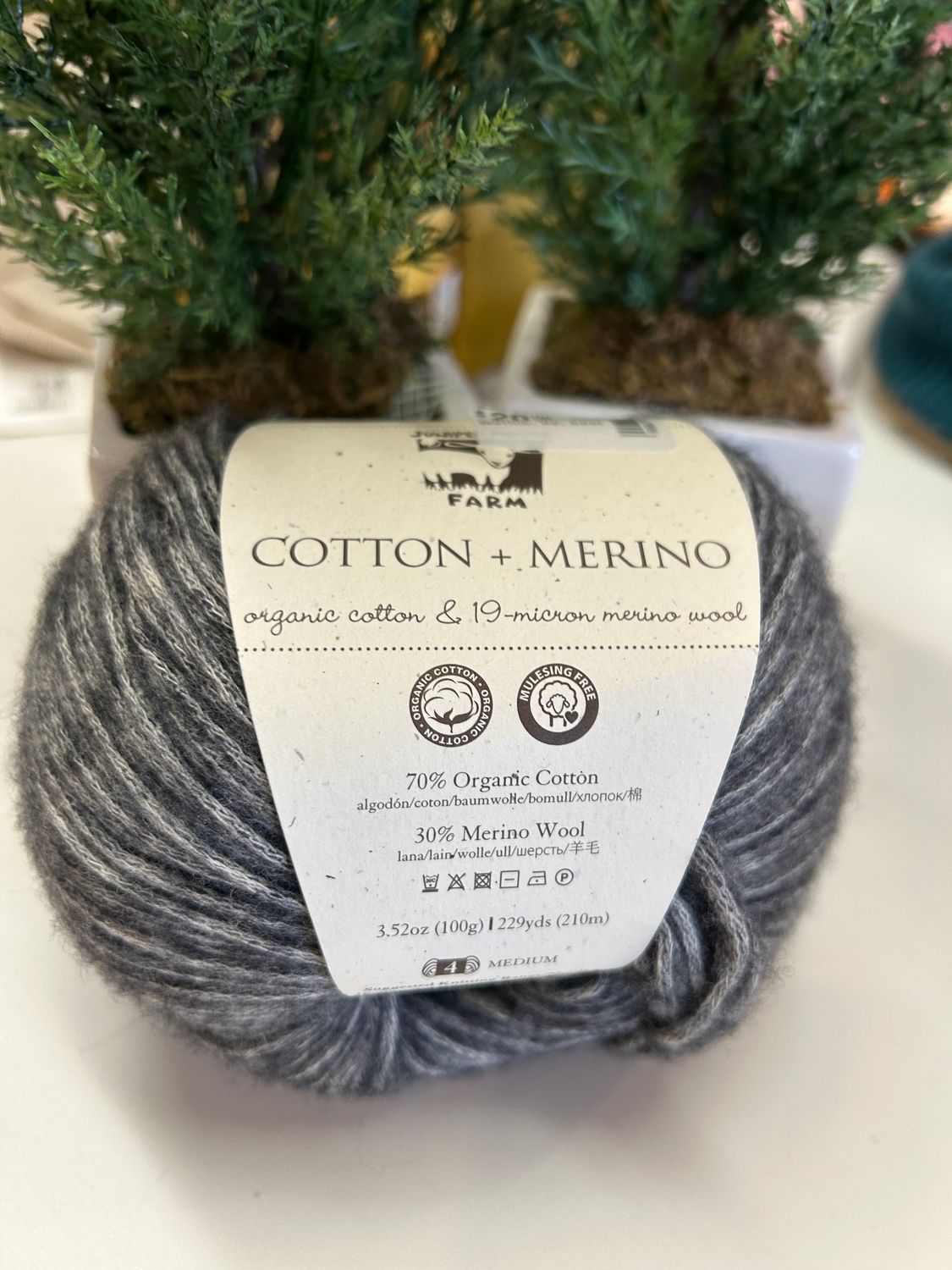 Cotton + Merino, 02, Coal