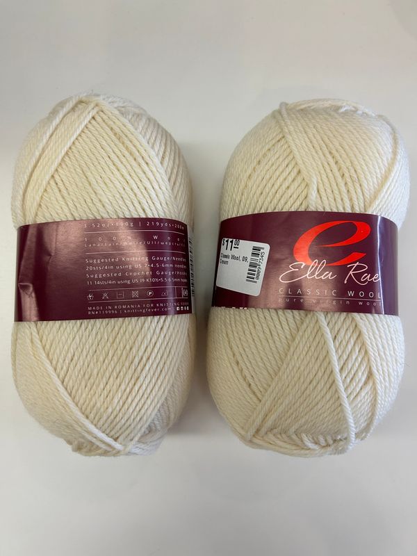 Classic Wool, 09, Cream