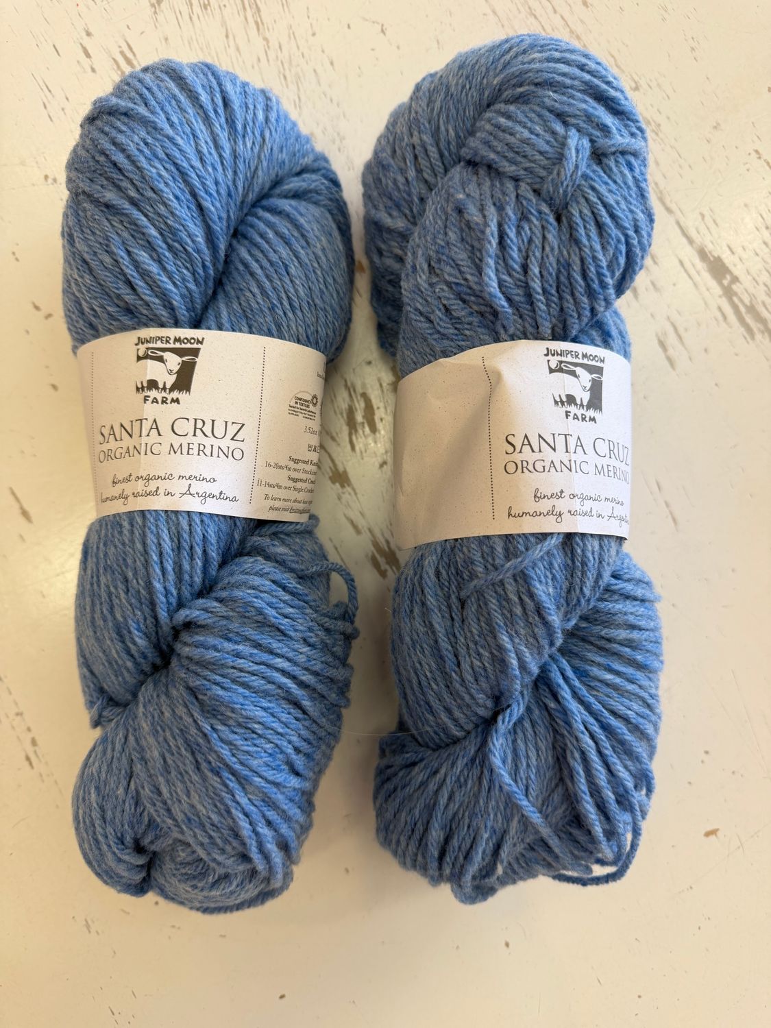 Santa Cruz Organic Merino, 113,  Cerulean