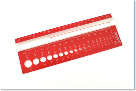 KnitPro Needle View Sizer Rectangle