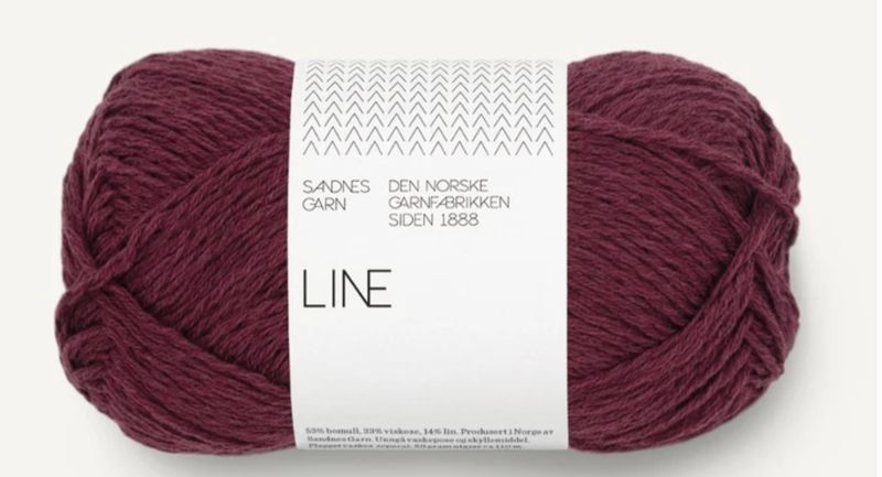 Line, 4372 , Burgundy