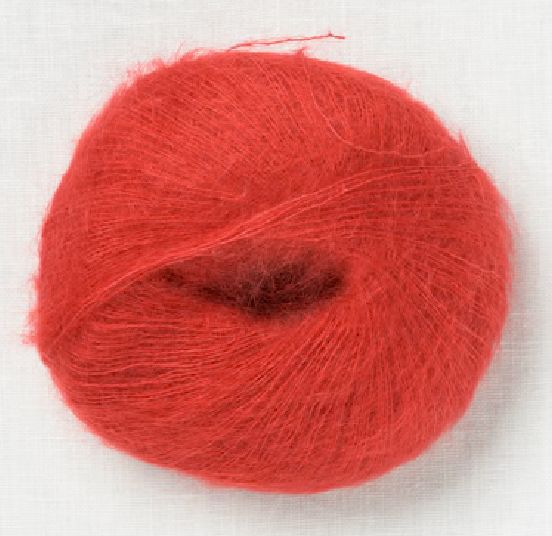 Tynn Silk Mohair, 4219, True Red