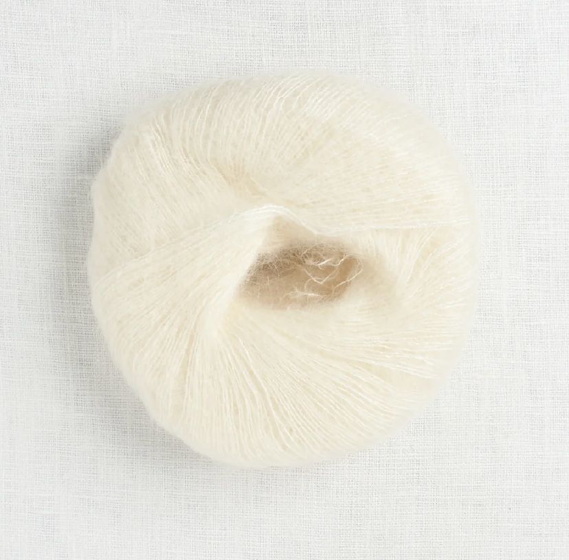 Tynn Silk Mohair, 1012, Natural White