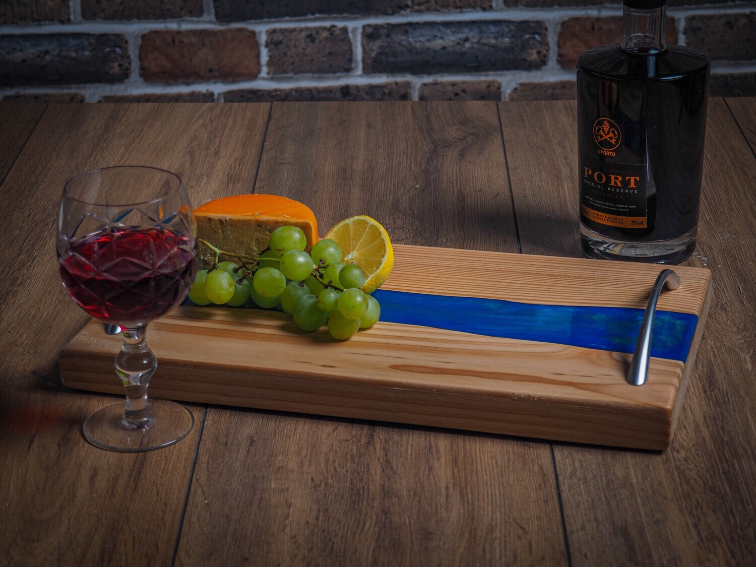 Cedar and Blue Epoxy Serving Board Cedar and Blue Epoxy Serving Board