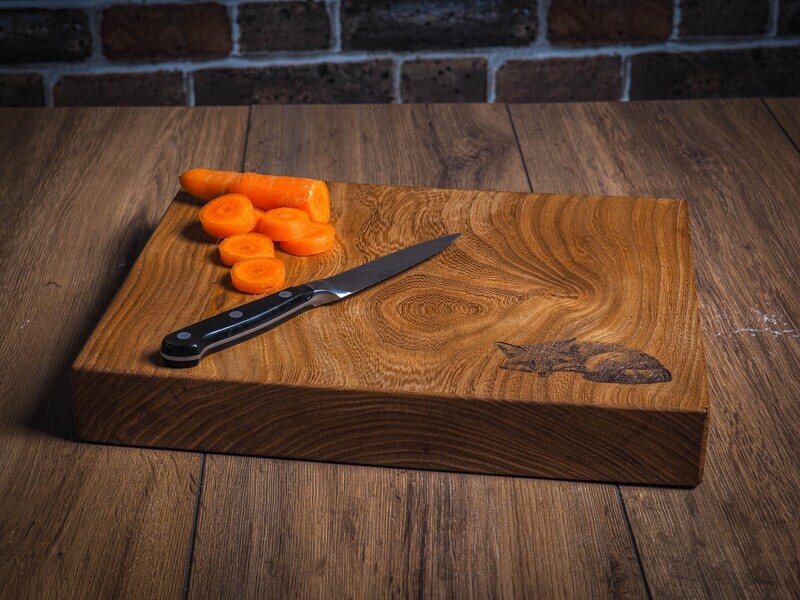 Solid Hardwood Cherry Chopping Board