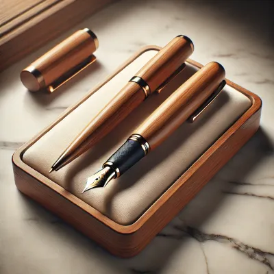 Wooden Rollerball and Pencil Sets