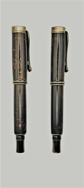 Retro Fountain and Rollerball Pen Set