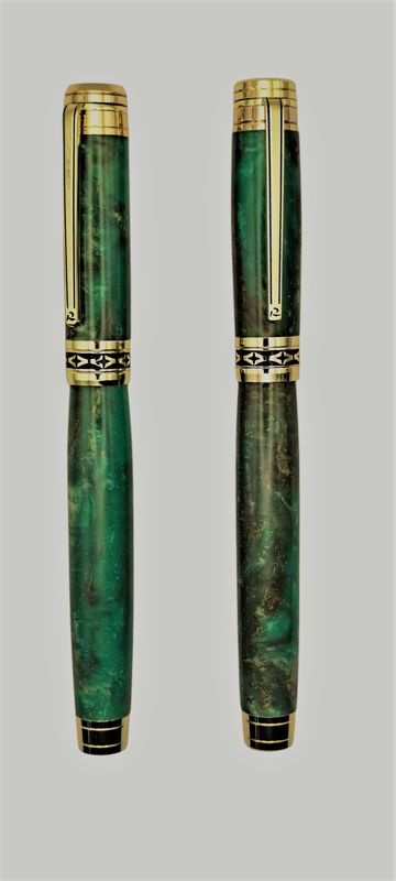 Mysterious Fountain Pen and Rollerball Set