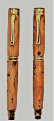 Byron Fountain Pen and Rollerball