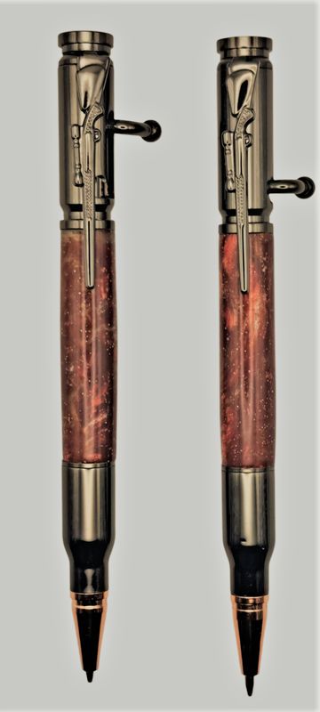 Bolt Action Rollerball and Pencil Set