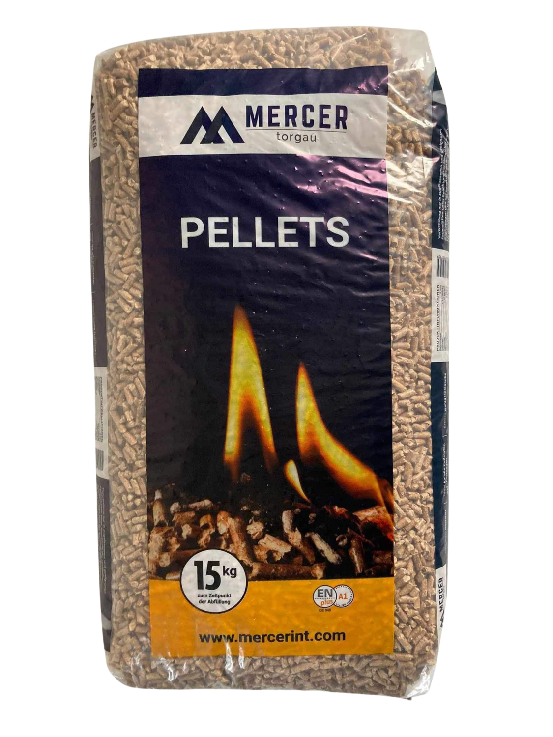 Mercer pellets zak 15kg