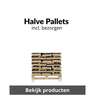Halve pallets - incl bezorgen