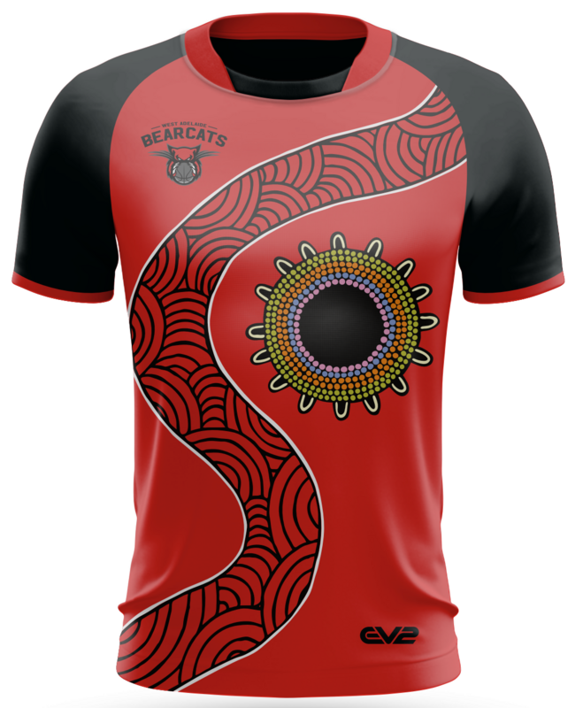 Red Indigenous Design Bearcats DriFit Tee