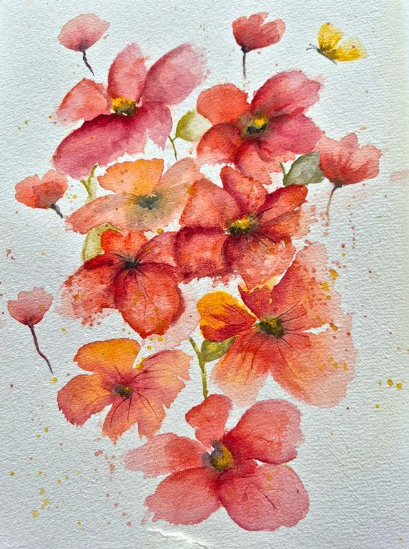 Vackra blommor (Art Print)