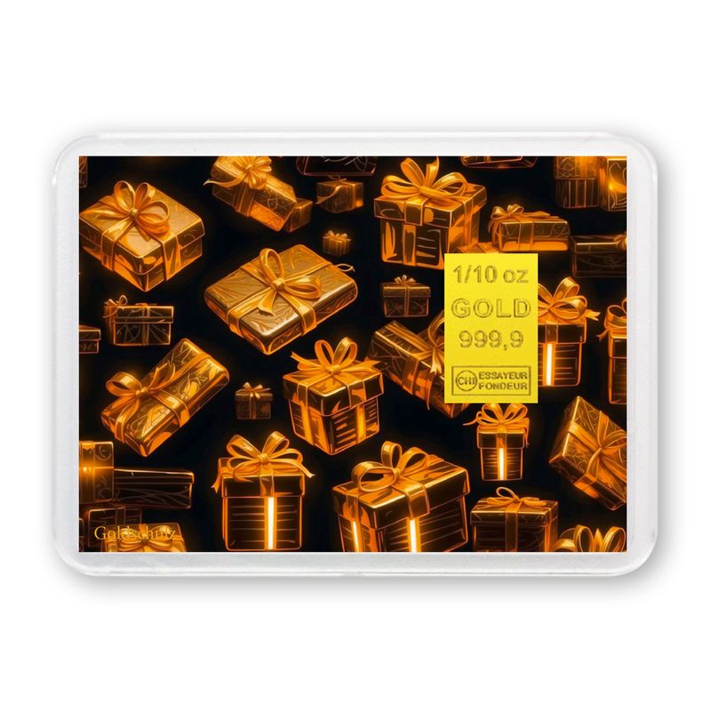 Geburtstag Golden Gift - Anlagegold ist steuerfrei nach §25c UStG