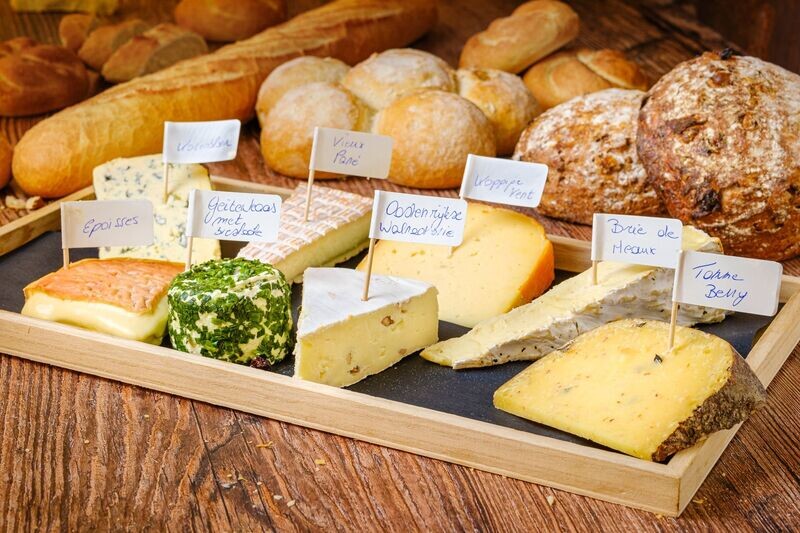 Kaasassortiment voor levering (vanaf 4 personen)