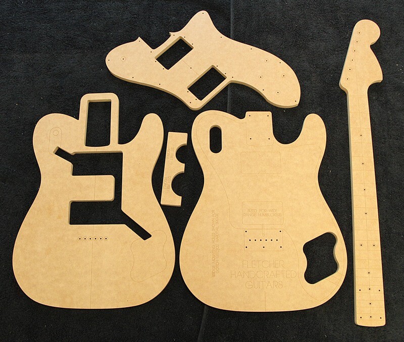 Tele Deluxe Template Set