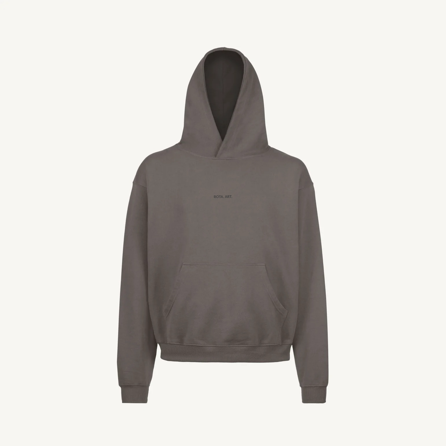GREY BASIC OVERSIZED HOODIE
