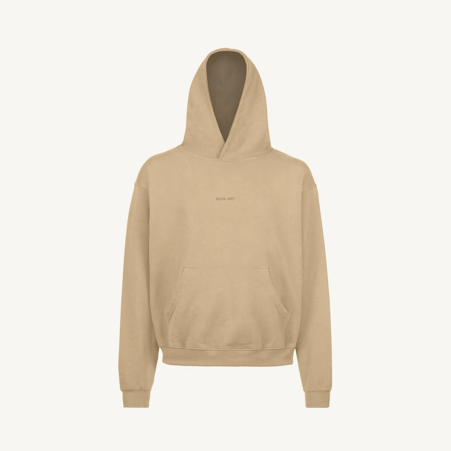 SAND BASIC OVERSIZED HOODIE