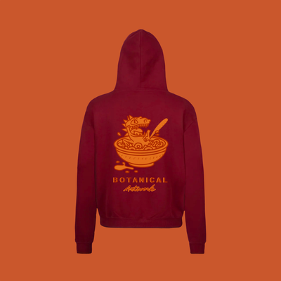 SWEAT oversize sérigraphié à la main – Mode durable Botanical Artwork - DROP 4