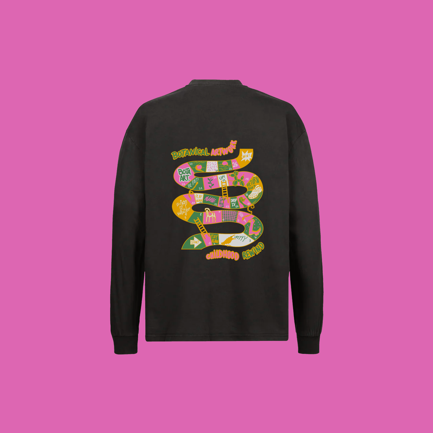 GAME BOARD OVERSIZED LS TEE