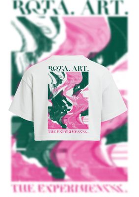 THE EXPERIMENTAL / CROPPED OVERSIZED TEE