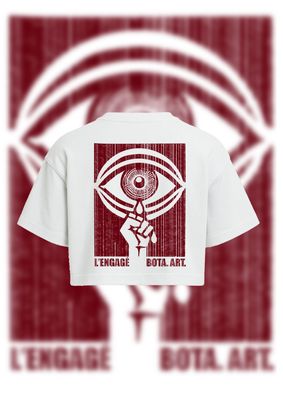 THE ACTIVIST / CROPPED OVERSIZED TEE