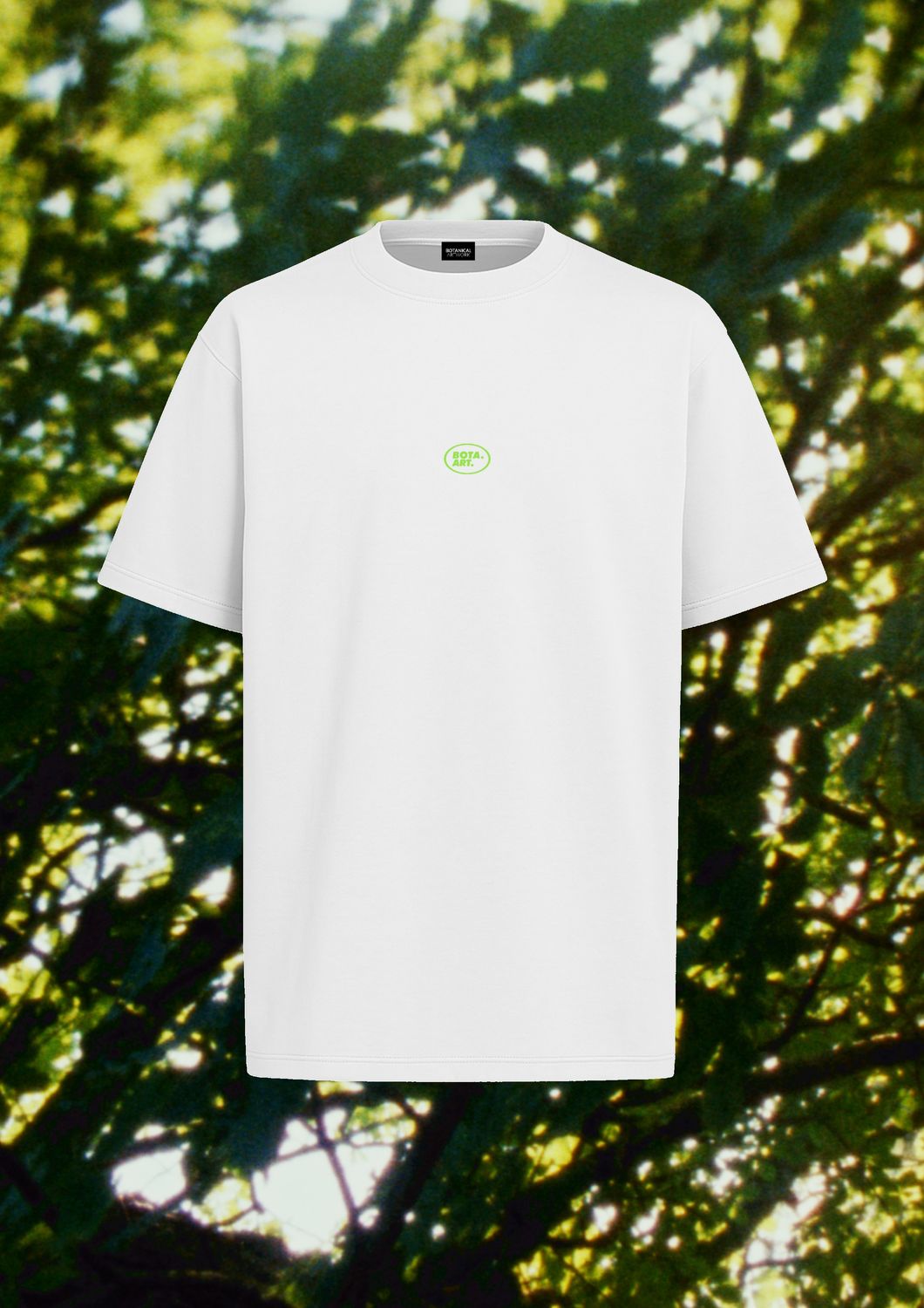 WHITE  OVERSIZED TEE