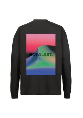 LANDSCAPE #2 BLACK OVERSIZED LS TEE