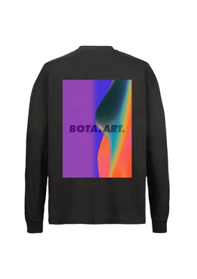 LANDSCAPE #4 BLACK OVERSIZED LS TEE