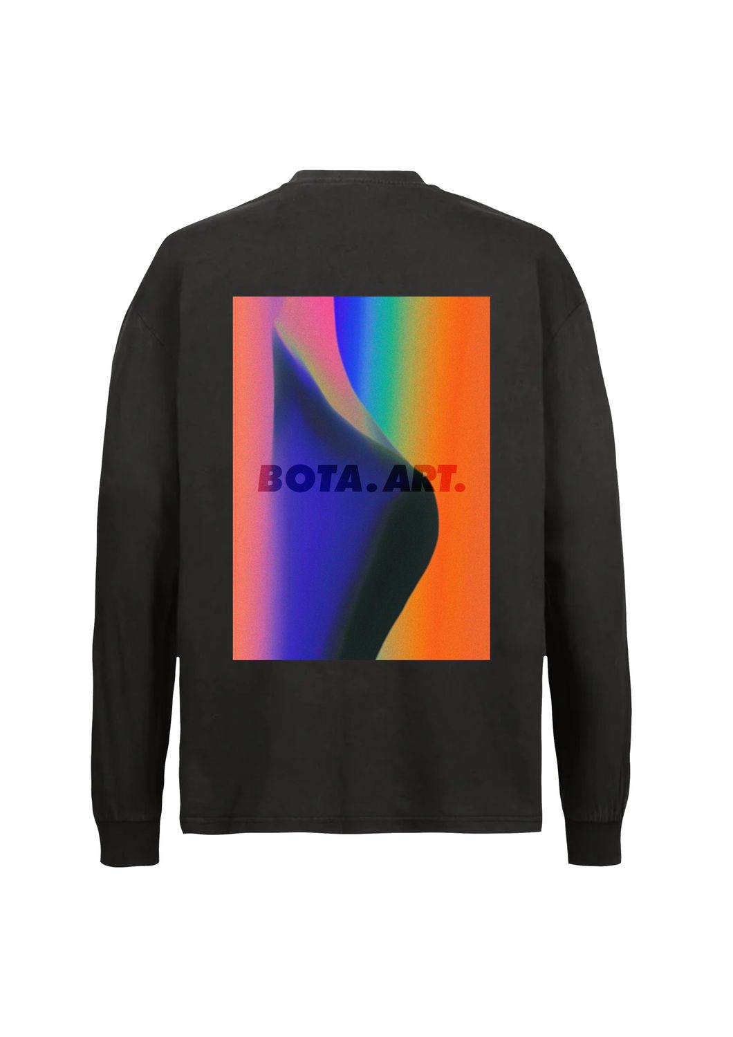 LANDSCAPE #5 BLACK OVERSIZED LS TEE