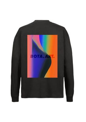 LANDSCAPE #5 BLACK OVERSIZED LS TEE