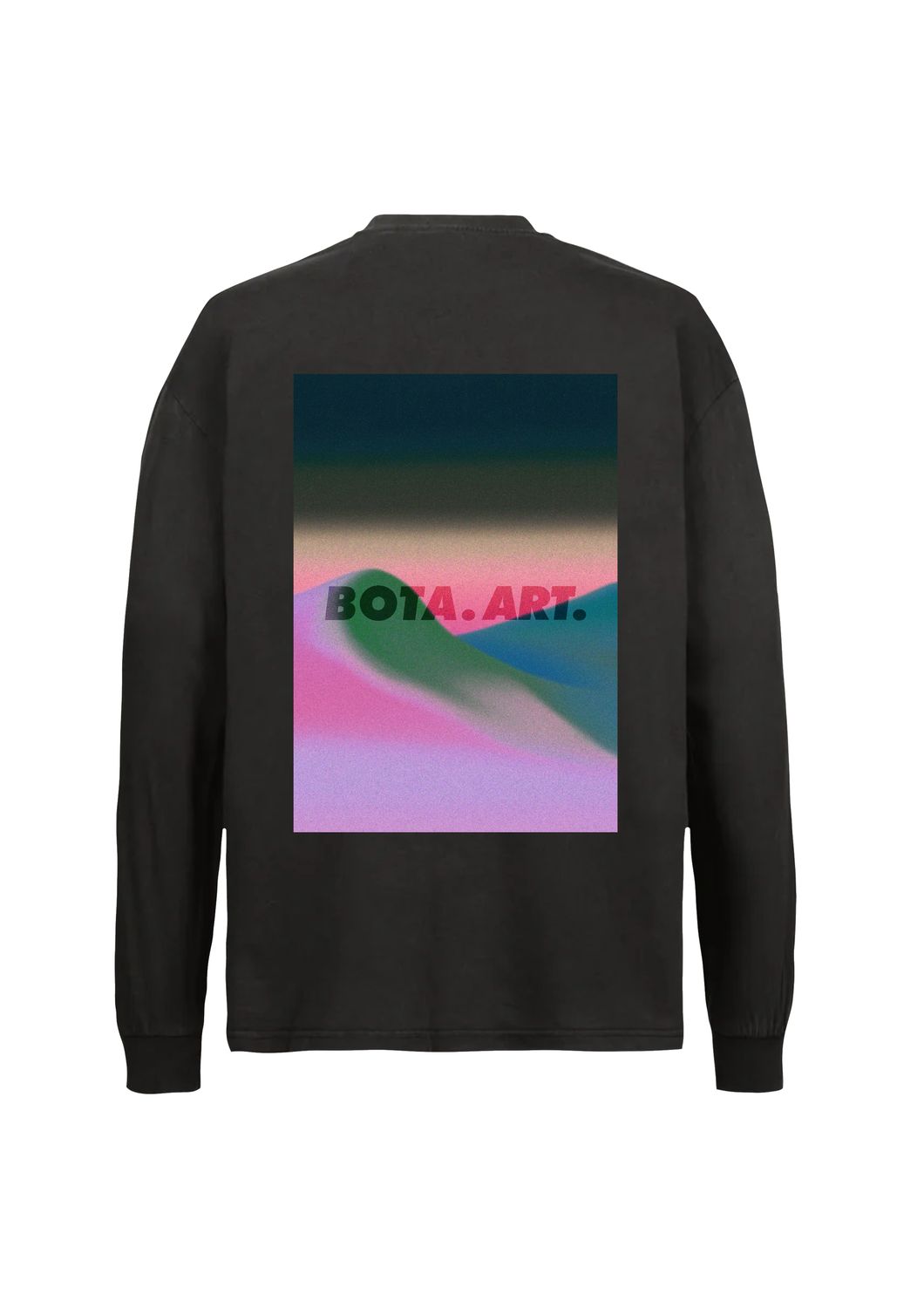 LANDSCAPE #3 BLACK OVERSIZED LS TEE