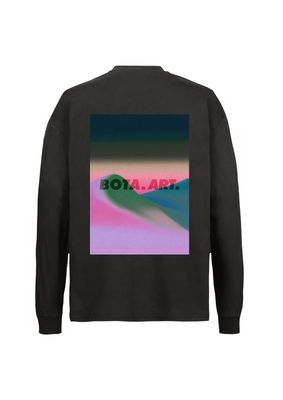 LANDSCAPE #3 BLACK OVERSIZED LS TEE