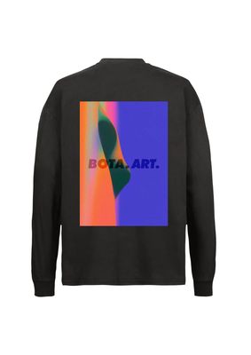 LANDSCAPE #6 BLACK OVERSIZED LS TEE