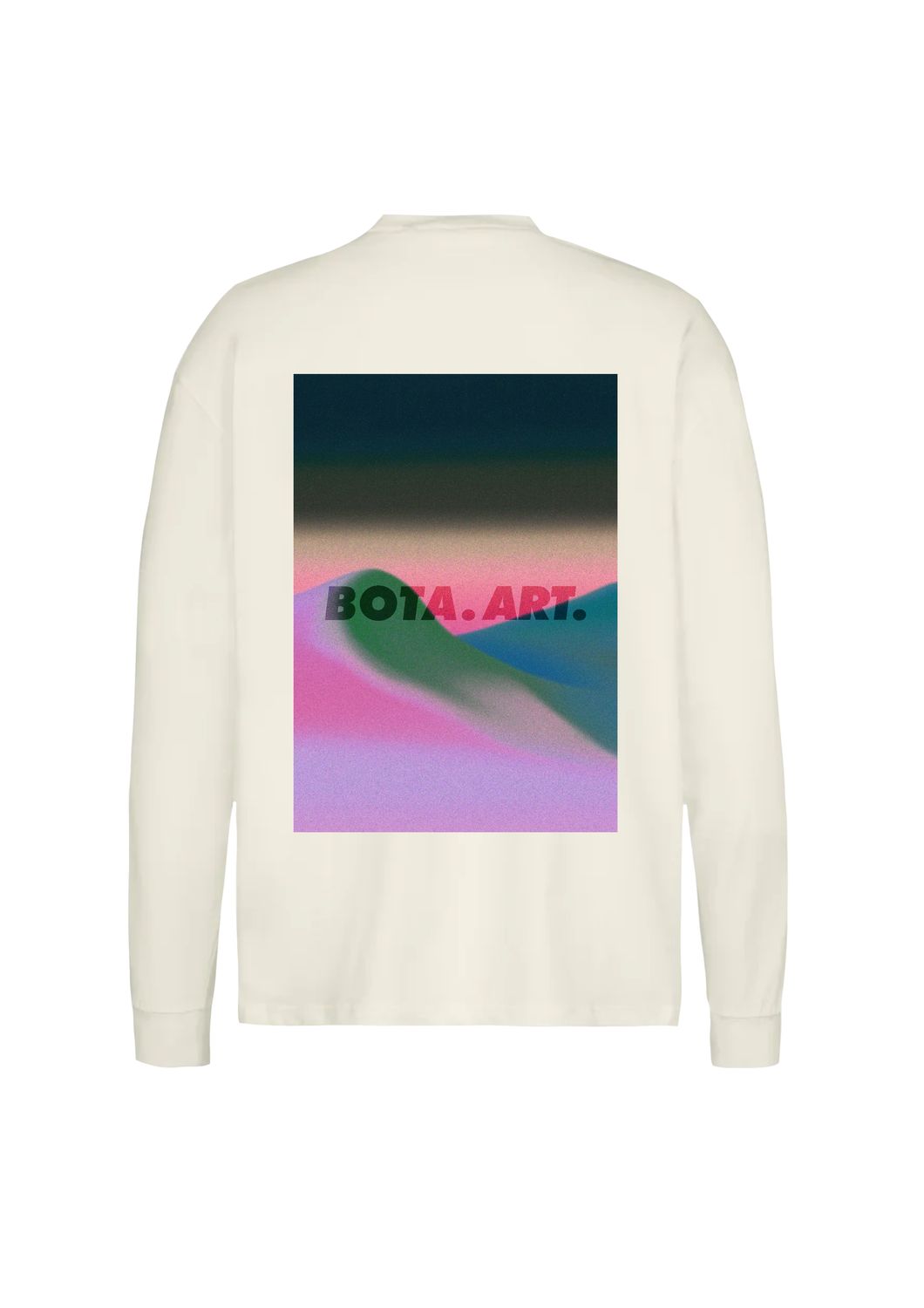 LANDSCAPE #3 WHITE OVERSIZED LS TEE
