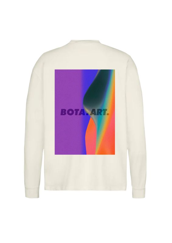 LANDSCAPE #4 WHITE OVERSIZED LS TEE