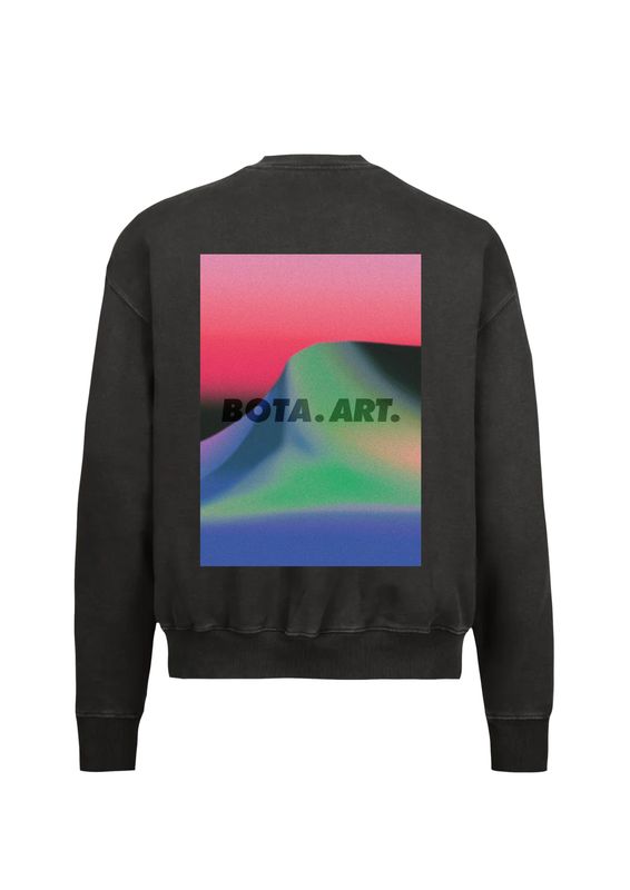 LANDSCAPE #2 BLACK SWEATER