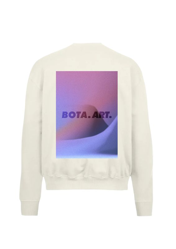 LANDSCAPE #1 WHITE SWEATER