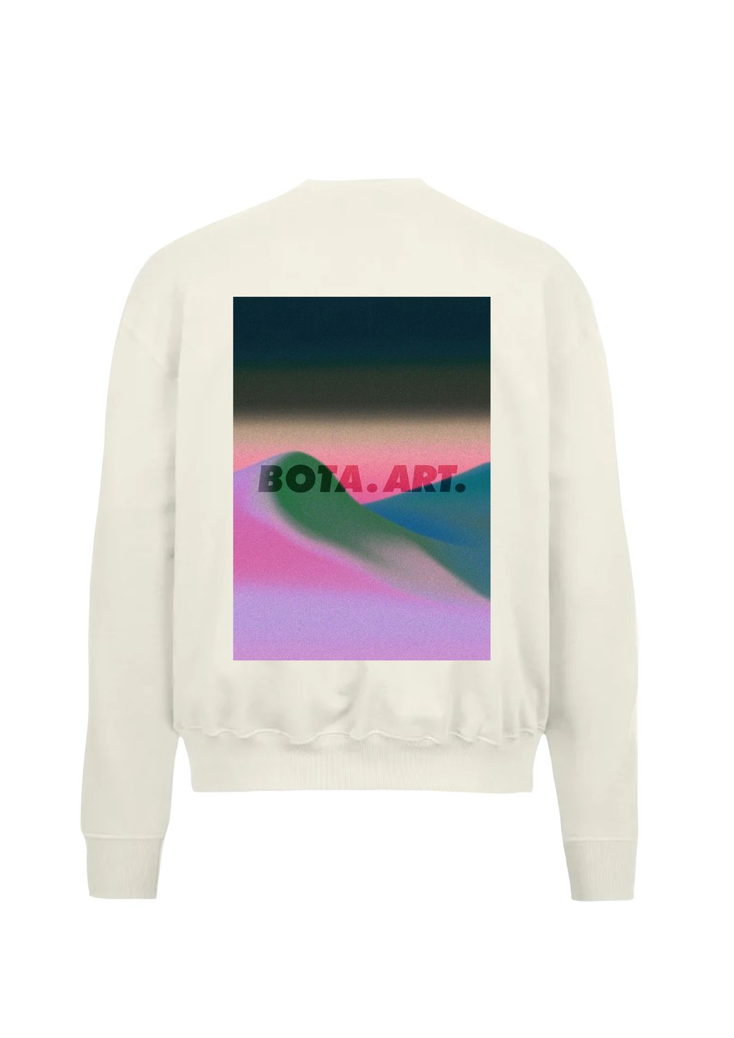 LANDSCAPE #3 WHITE SWEATER