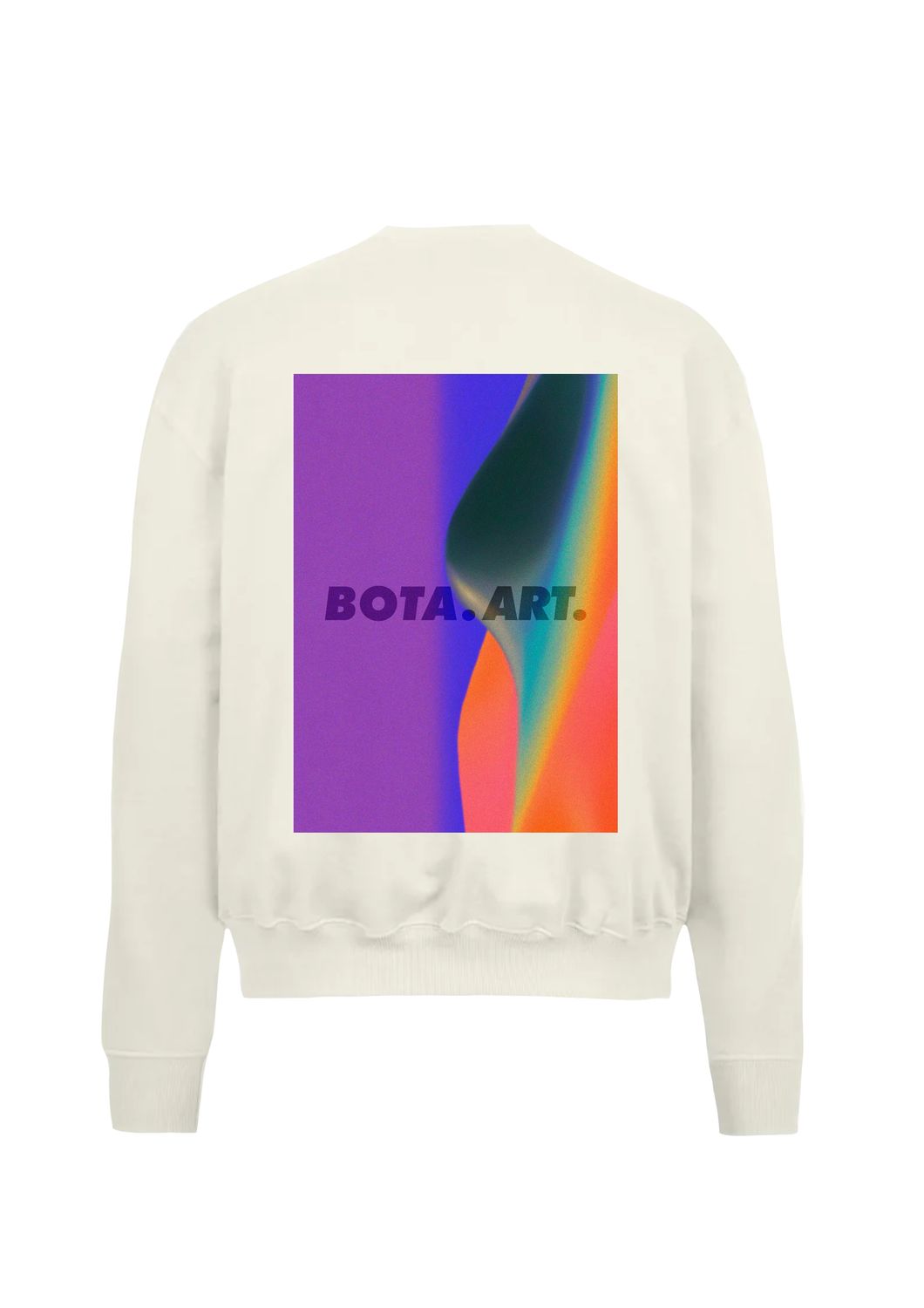 LANDSCAPE #4 WHITE SWEATER