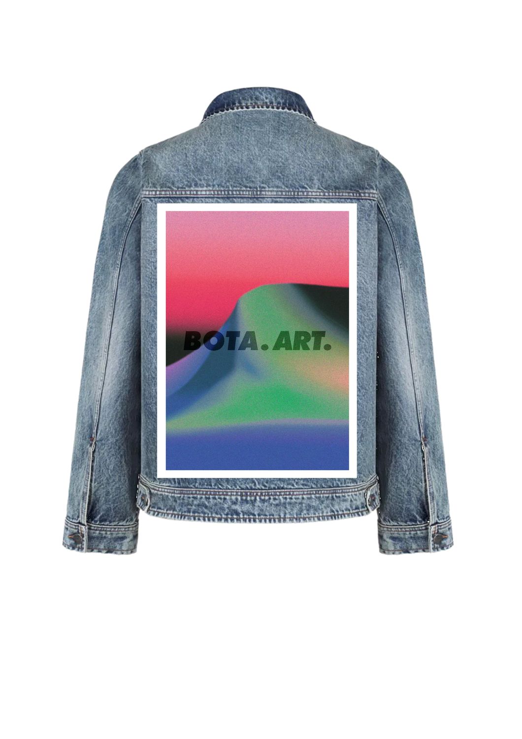LANDSCAPE #2 FADED DENIM JACKET
