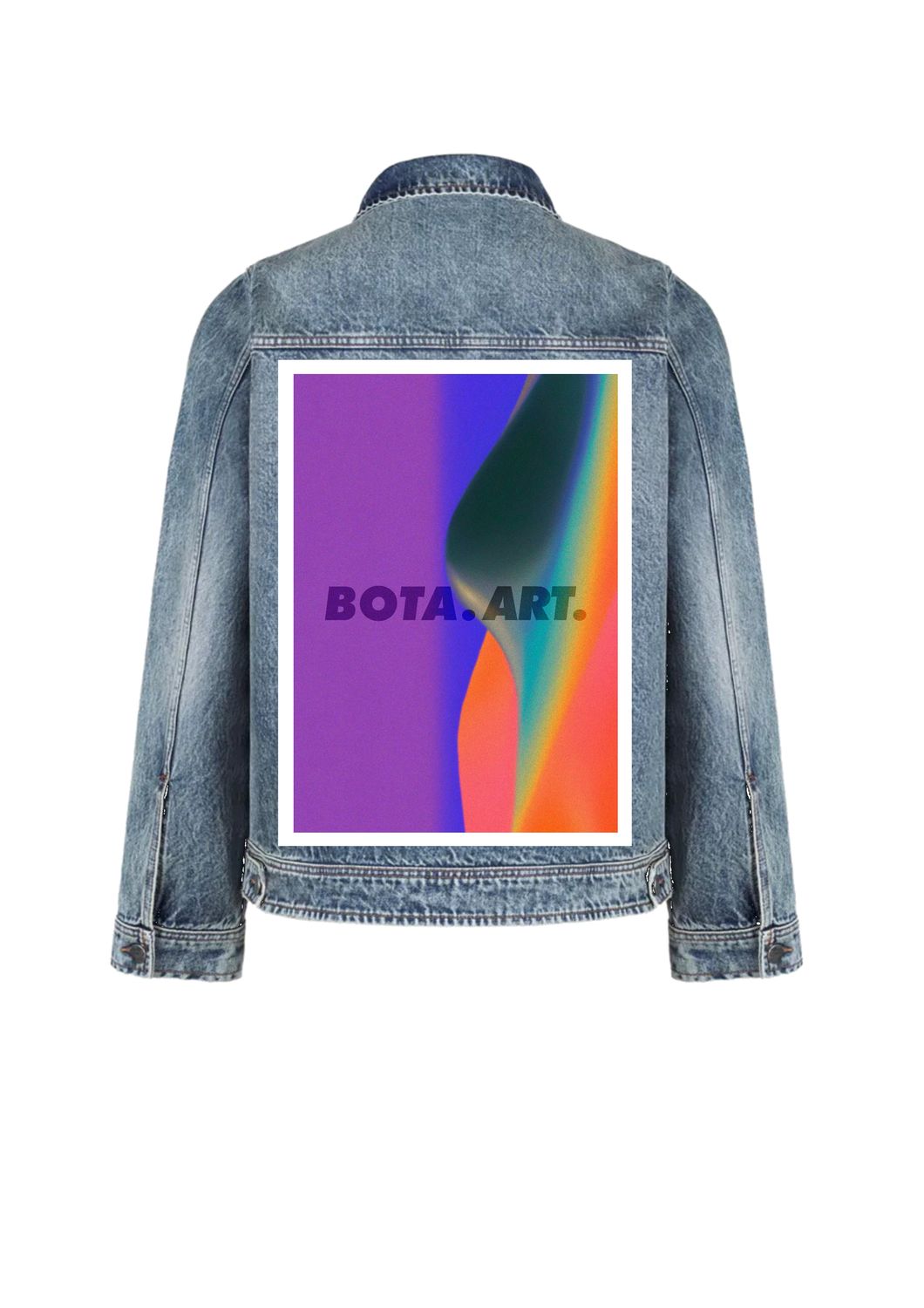 LANDSCAPE #4 FADED DENIM JACKET