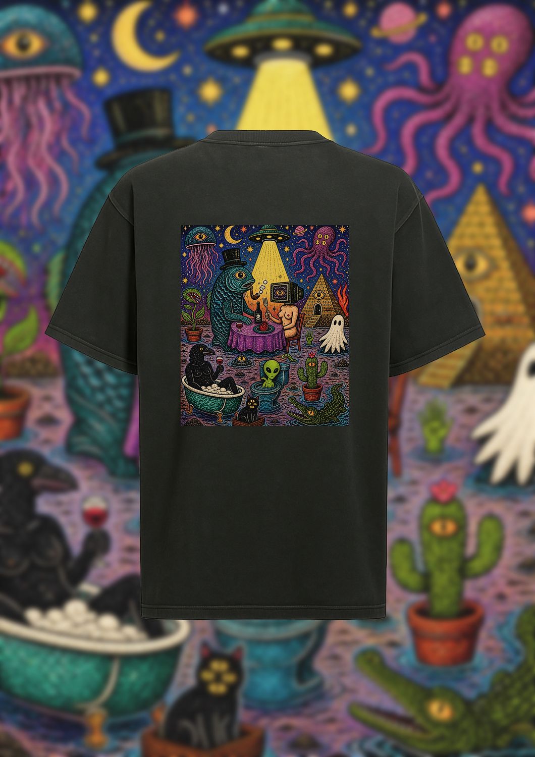 KAY-oss / THE CROW / BLACK TEE