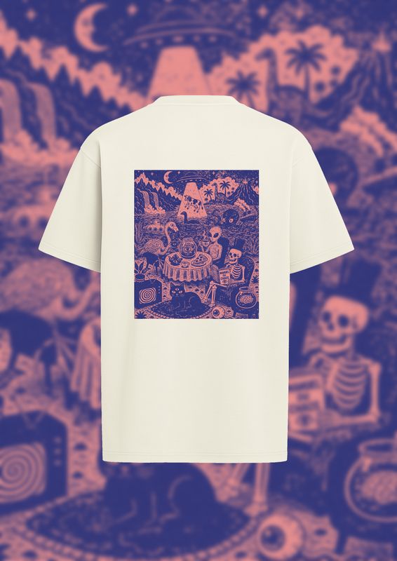 KAY-oss / THE CAT 2 / WHITE TEE